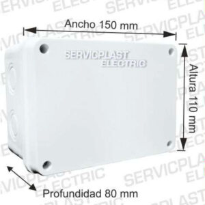 Caja pase sin cono - 150 x 110 x 80 m
