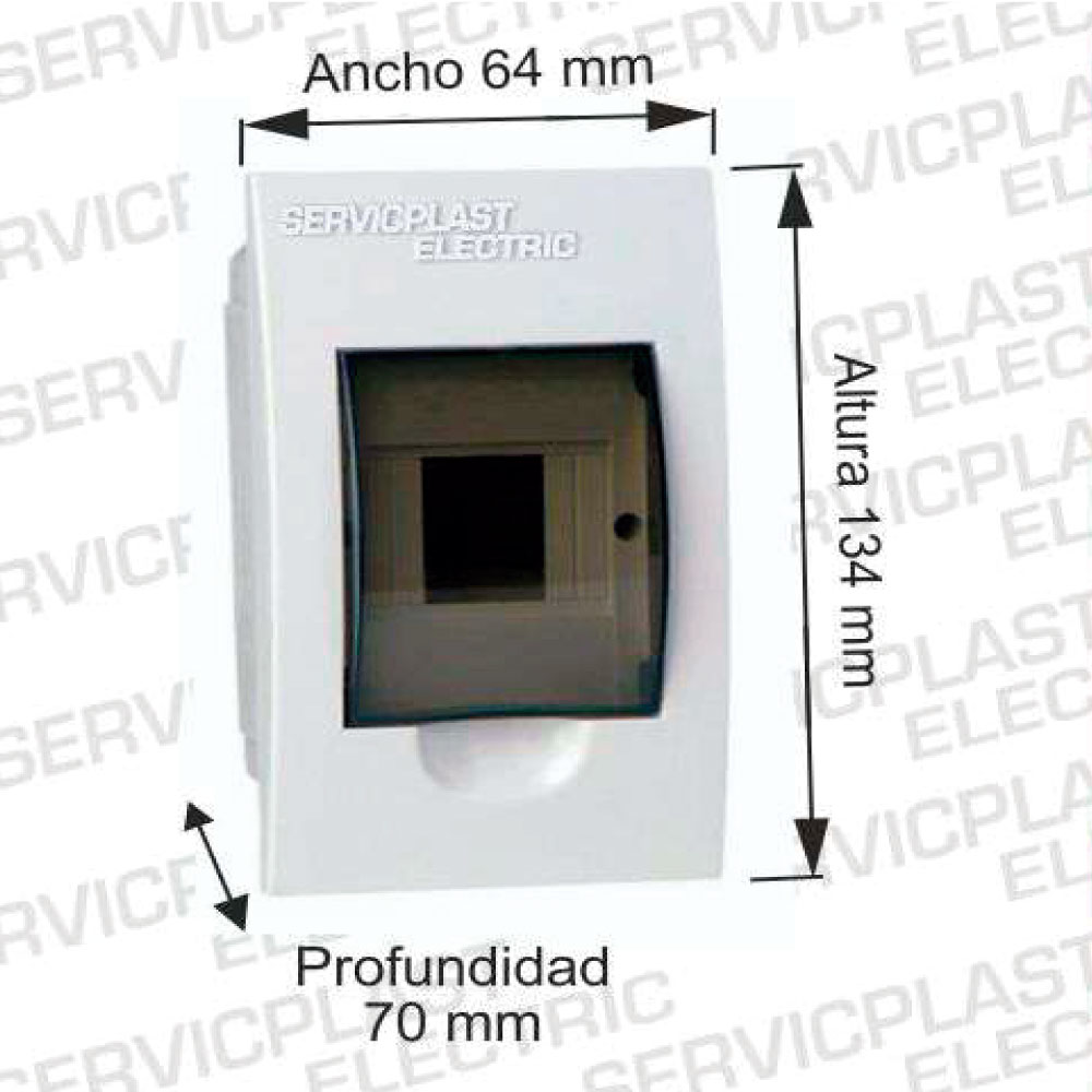 Tablero empotrable 4 polos