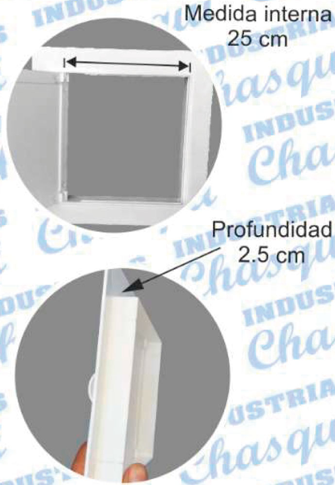 Tapa de registro empotrable 30 x 25 - Imagen 2